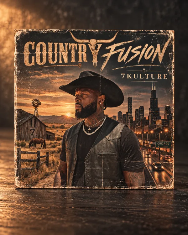 Country Fusion, the debut album by 7Kulture, on CD